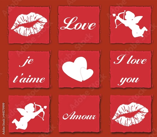 papier peint amour