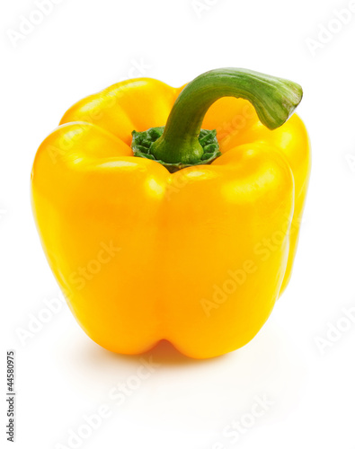 fresh bell pepper isolated on white