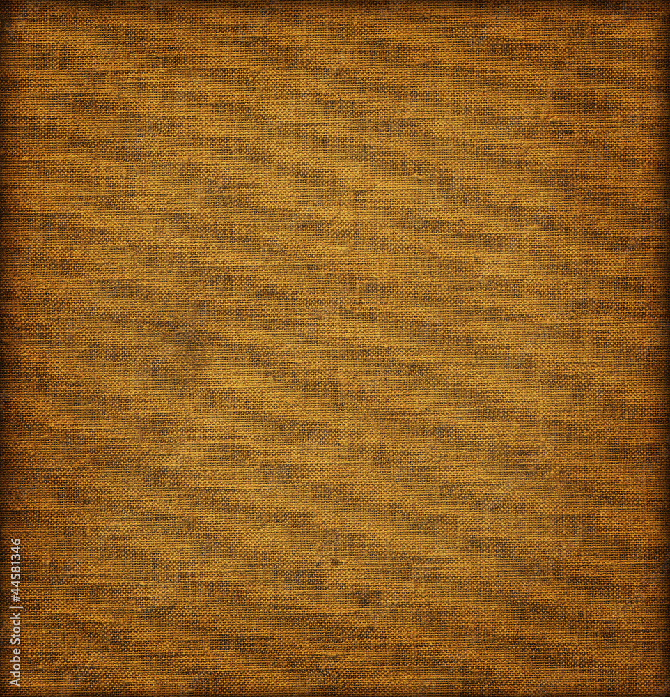 Brown textile background with frame Brown textile background with frame