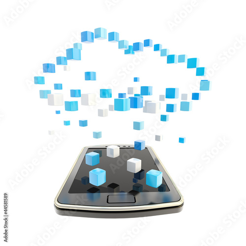 Mobile phone cloud computin...