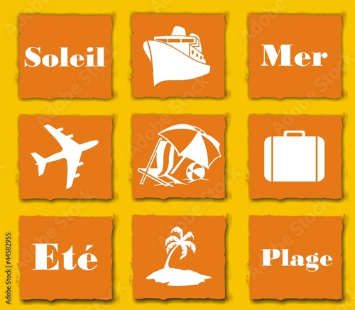 papier peint vacances