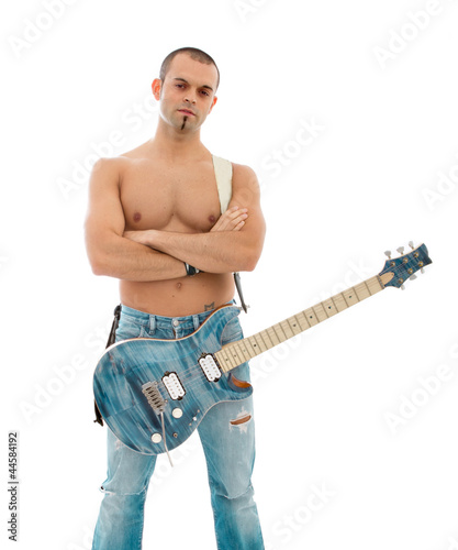 heavy metal guitarist