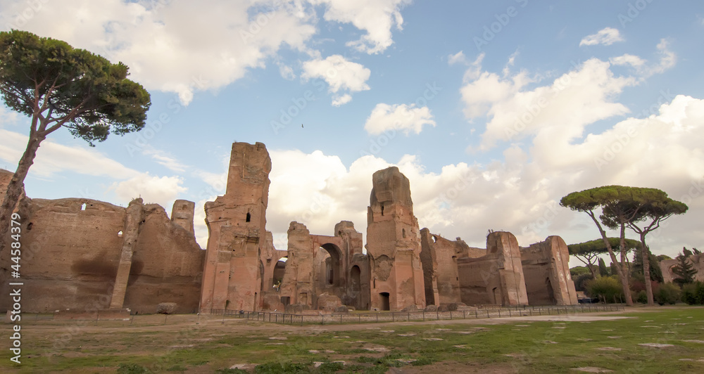 Baths of Caracalla in Rome, Italy