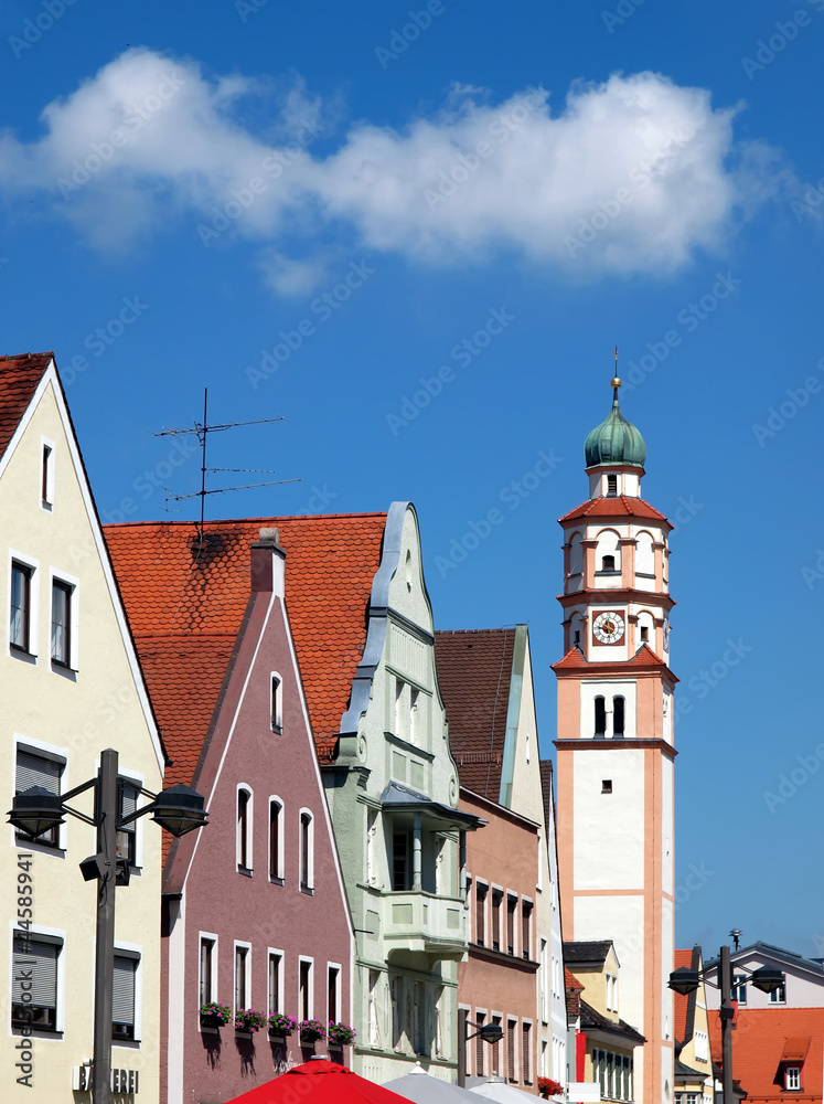 Bürgerhäuser in Schrobenhausen Bürgerhäuser in Schrobenhausen