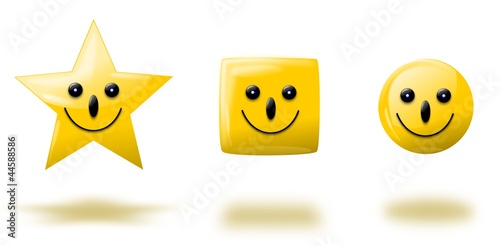 Verschiedene Smiley' s