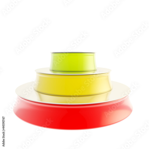 Three step plan as glossy p...