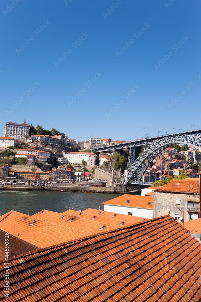 View of Douro river at Porto, Portugal