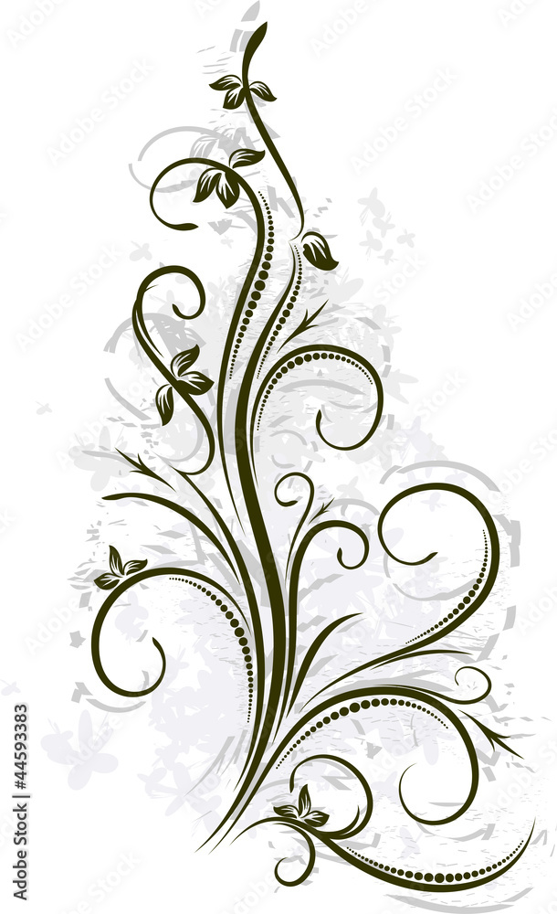 Decorative branch. Decorative branch.
