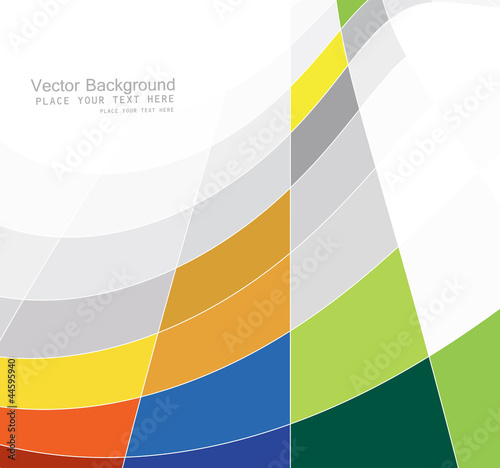 Abstract colorful mosaic square vector design