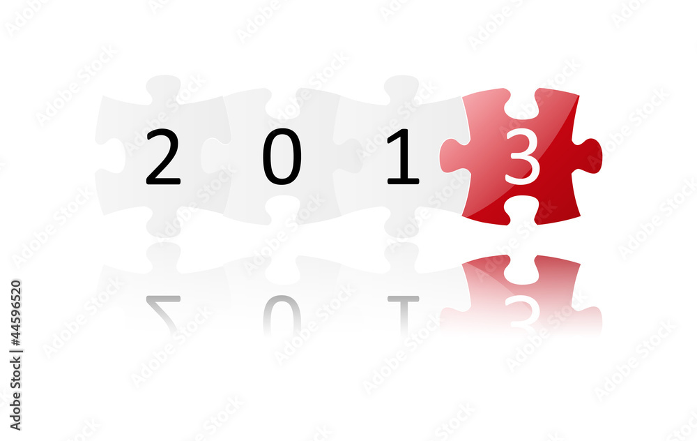 New Year 2013 puzzle icon New Year 2013 puzzle icon