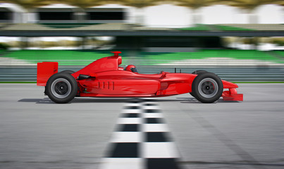 Fototapete Motorsport f1 ziellinie  © Mathias Weil