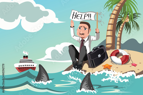 Businessman needs help