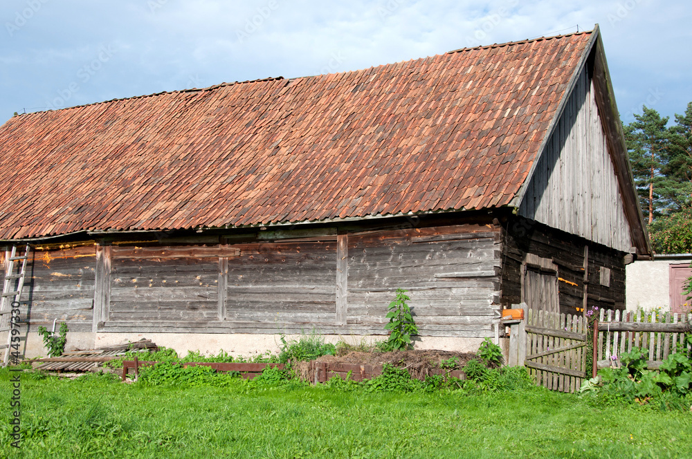 Fototapeta premium budynek gospodarczy