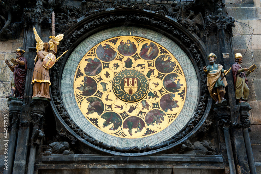 The Prague Astronomical Clock is a medieval astronomical clock l