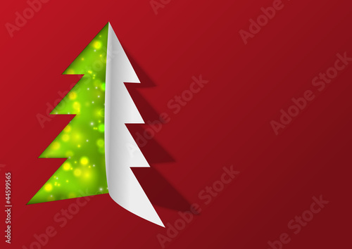 Merry Xmas open tree