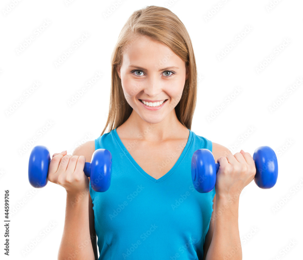 Portrait of fitness woman Portrait of fitness woman