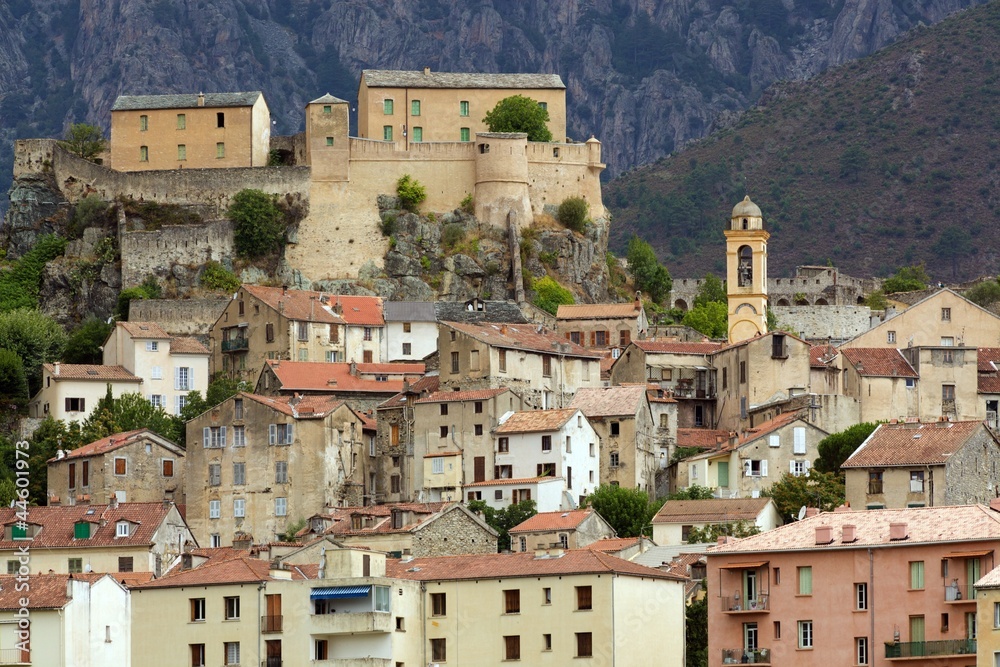 Corsica Corte village Corsica Corte village