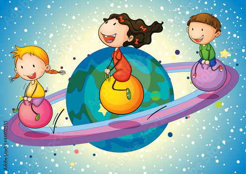 kids on planet