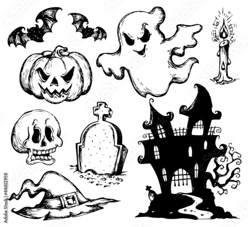 Halloween drawings collection 1
