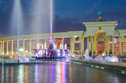 Fountain in National Park of Kazakhstan, Almaty