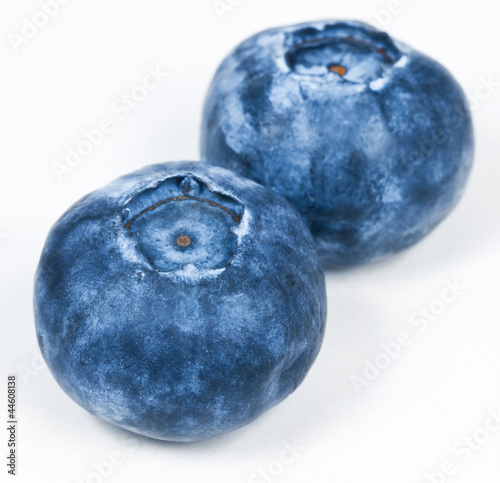 Valokuva Blueberries on a white background
