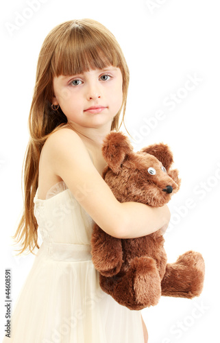 Portrait of beautiful cute ...
