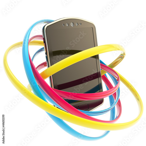 Smart phone concept surroun...