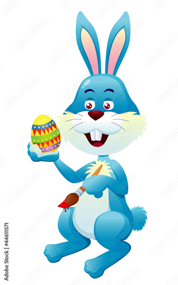 Easter bunny painting Easter eggs Easter bunny painting Easter eggs
