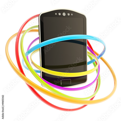 Smart phone concept surroun...