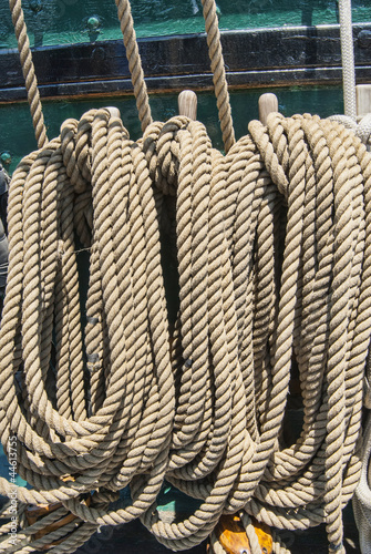 Rope on the USS Constitution