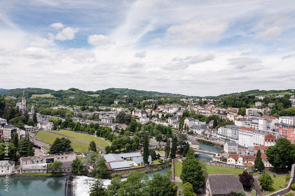 the pilgrimage town of Lourdes