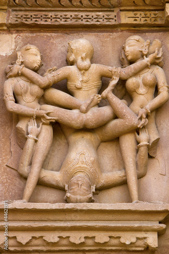 Khajuraho erotic sculptures