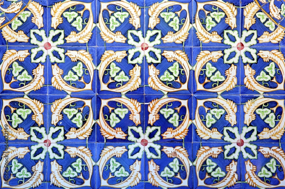 Azulejo in Braga, Portugal
