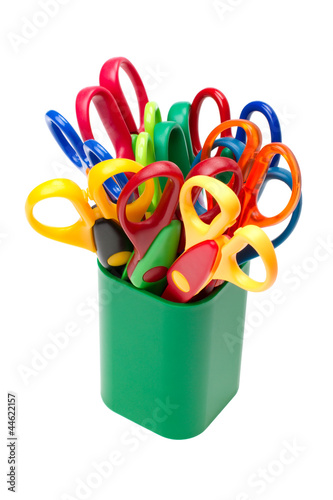 scissors in pencil holder