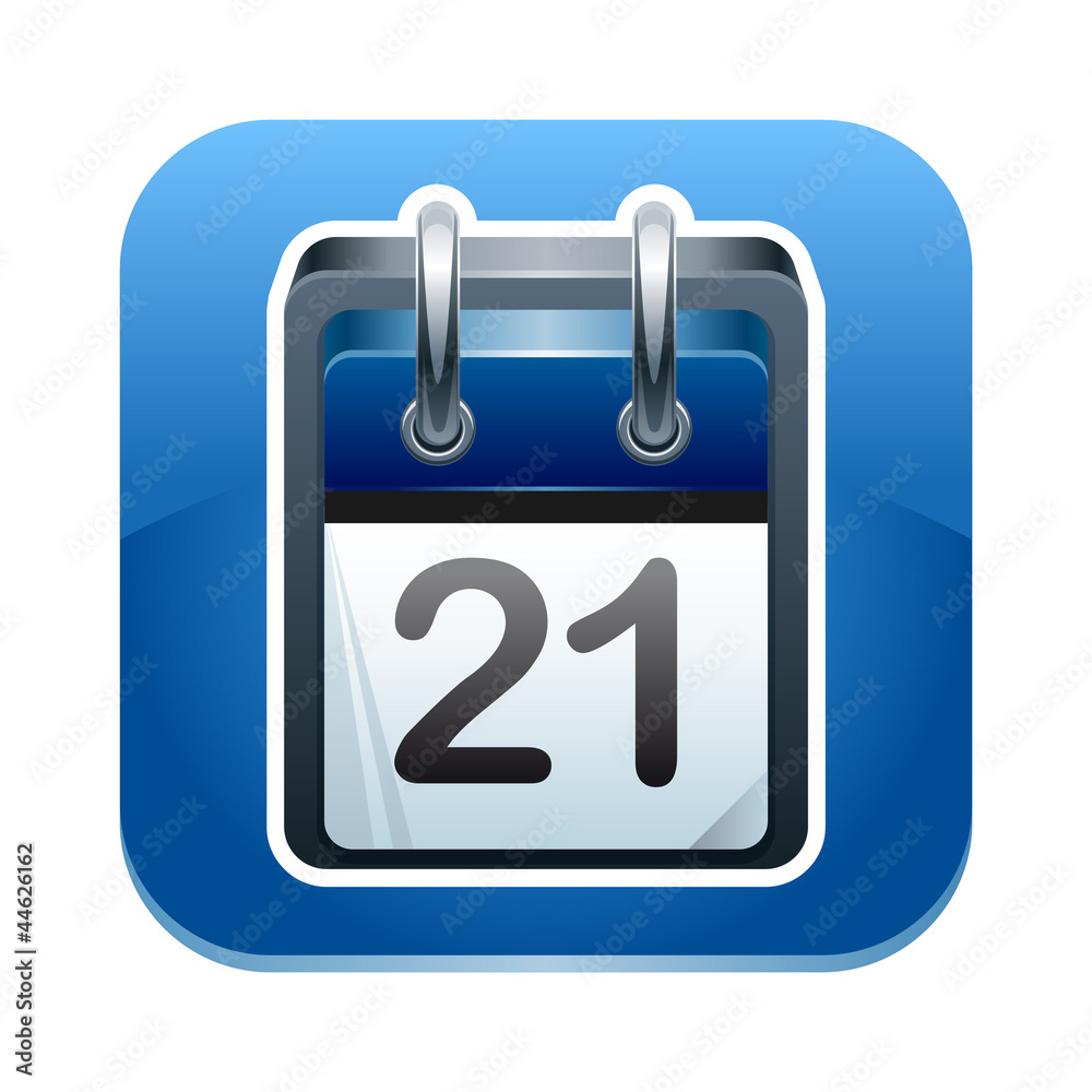 Vector illustration of calendar icon Vector illustration of calendar icon