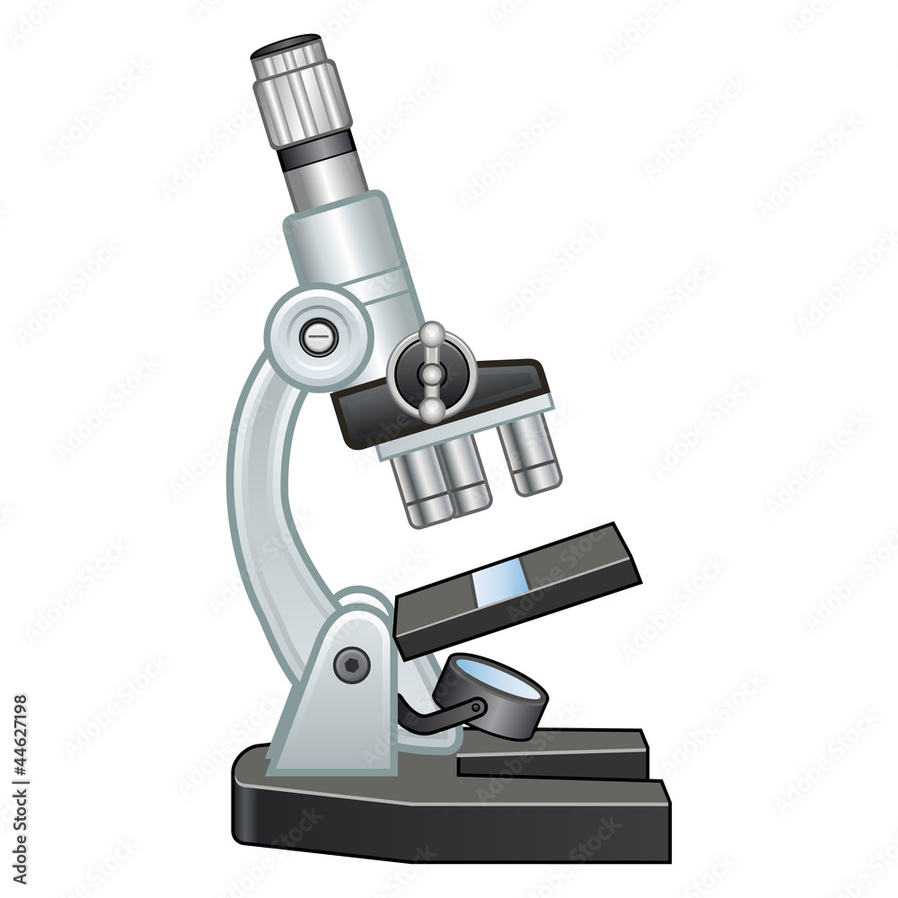 Mikroskop Stock Vector | Adobe Stock