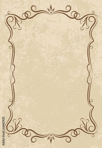 Elegant vintage frame