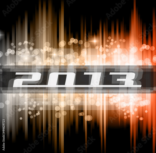 Hight Tech 2013 new year celebration poster.
