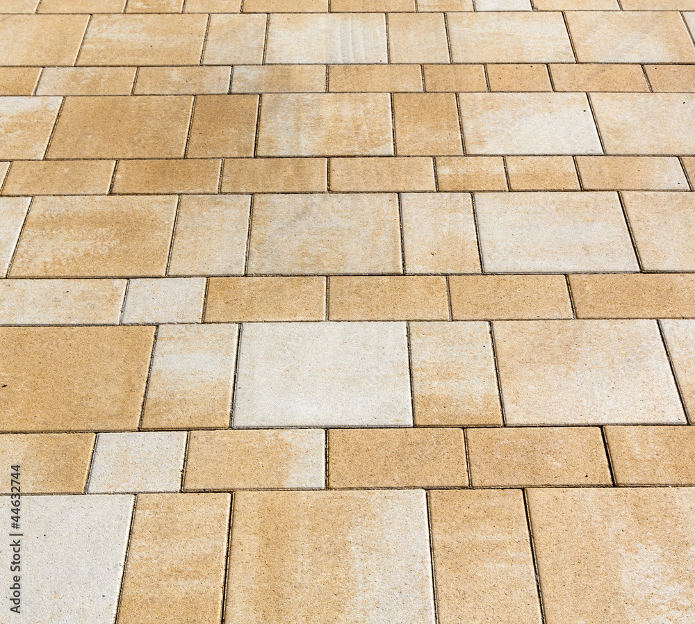 Fototapeta premium harmonic floor tiles background in geometric structure