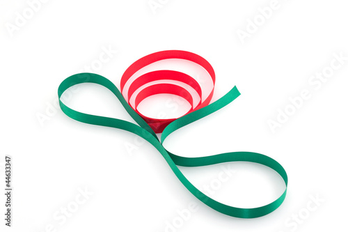 Ribbon bow design isolated on white background #44633347