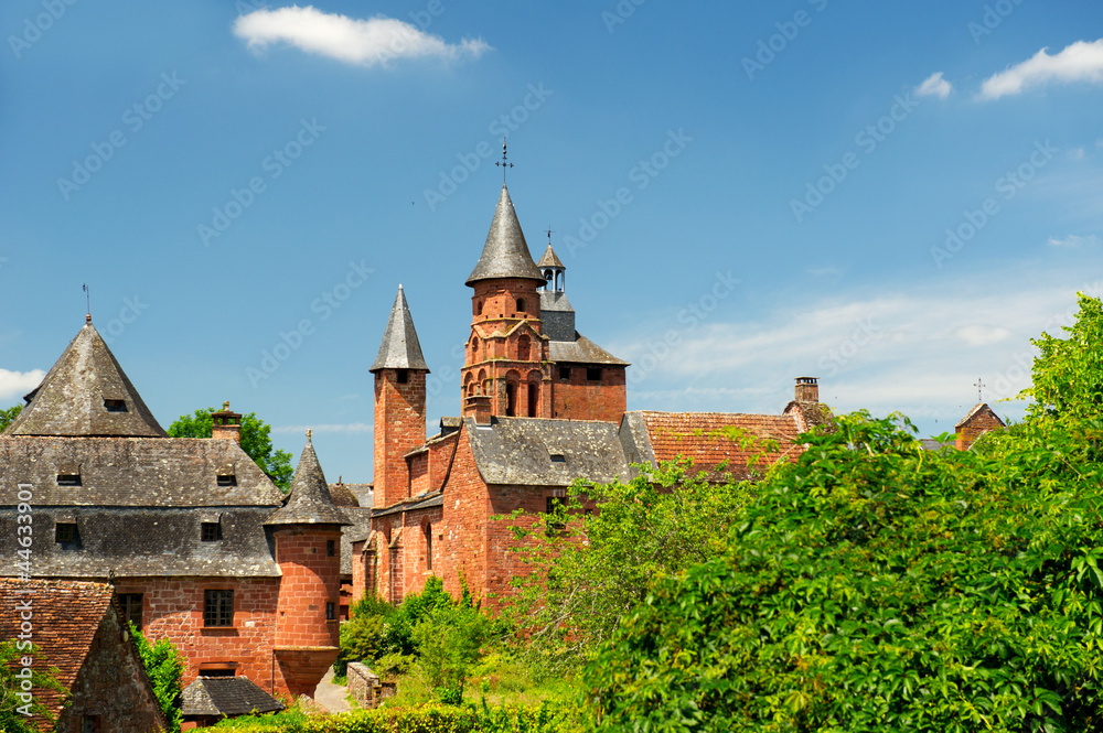 Fototapeta premium castle in Collonges la rouge