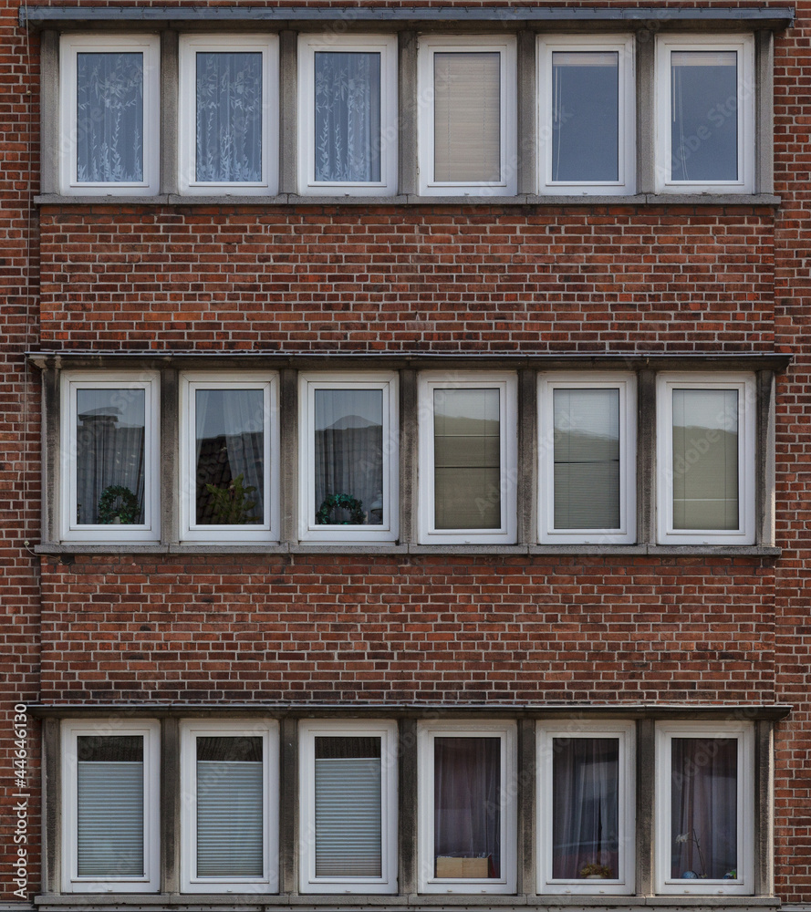 Fassade eines Wohngebäudes in Kiel