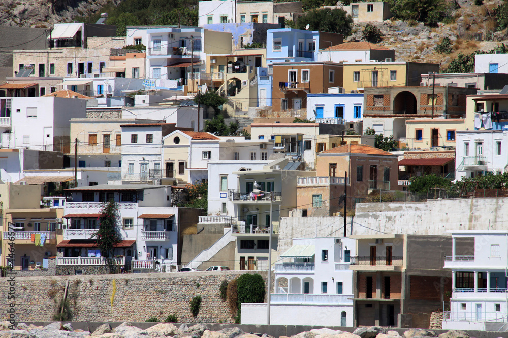 Häuser in Griechenland auf der Insel Kalimnos
