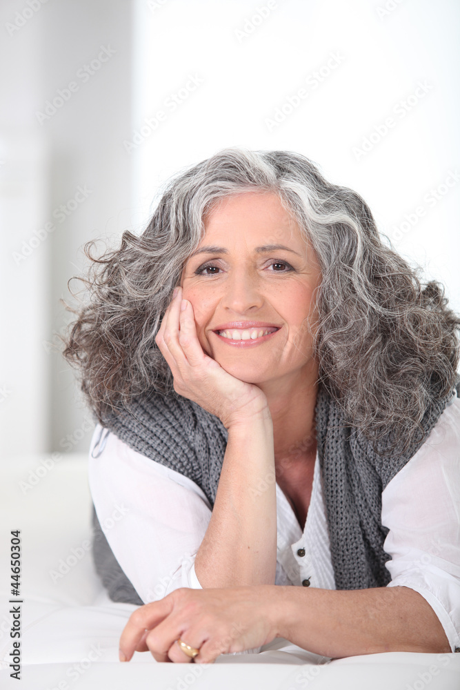 Smiling older woman Smiling older woman