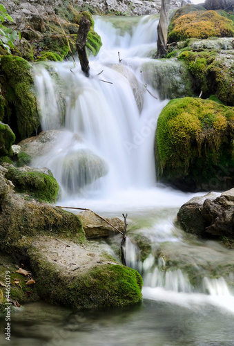 Waterfall at the Plitvice Lakes National Park
