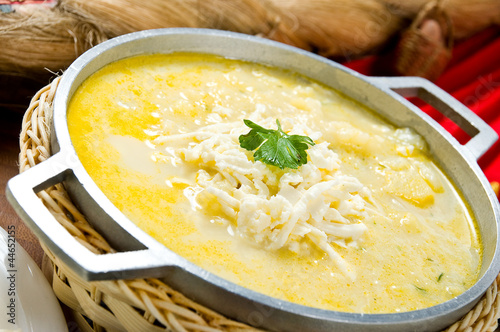 Ecuadorian food series: potato soup or 
