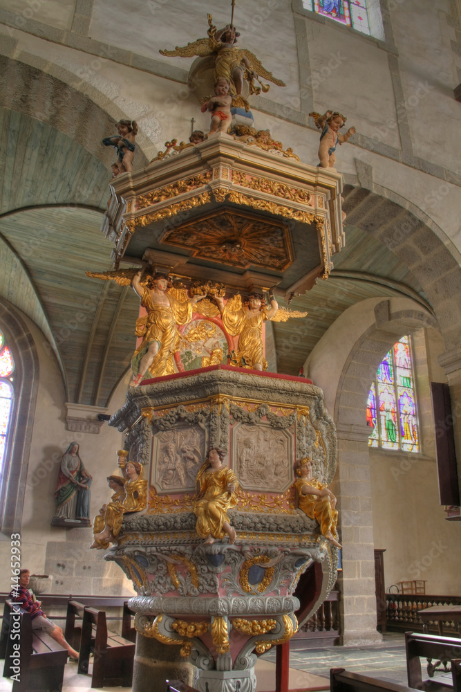 Eglise de l'enclos paroissial, Saint Thégonnec, Fistère, Bretagne