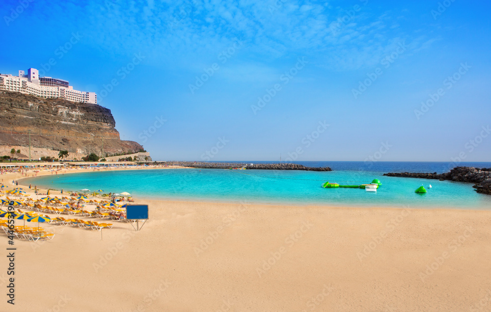 Fototapeta premium Amadores beach in Gran Canaria