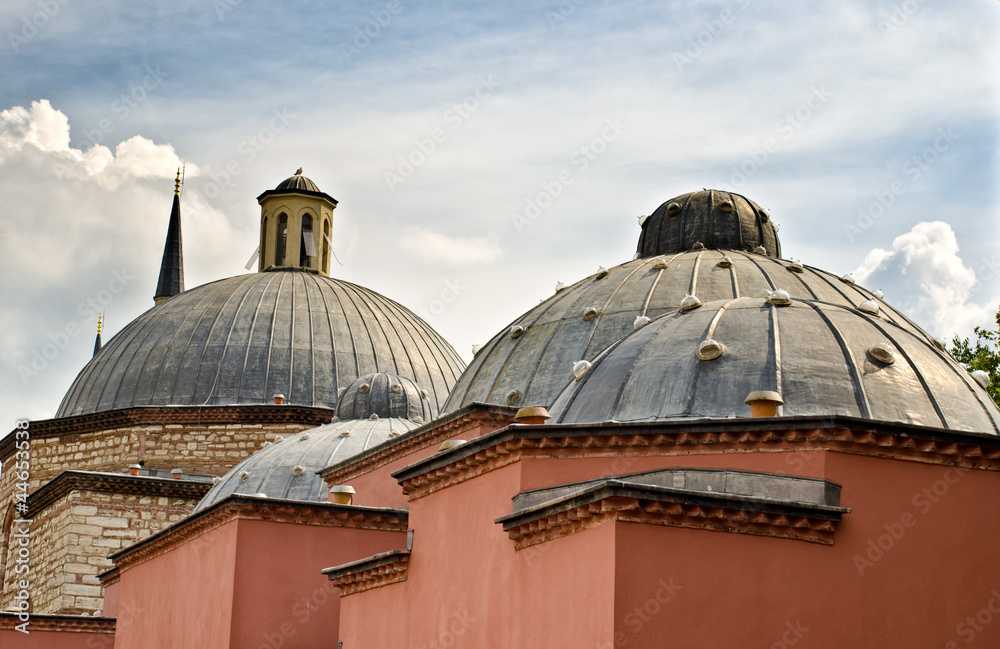 domes of an ancient Hamam, Istanbul