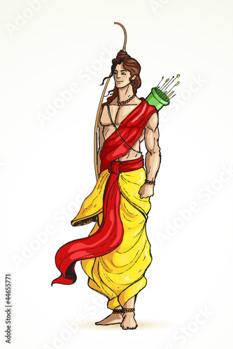 vector illustration of lord Laxmana the brother of Rama